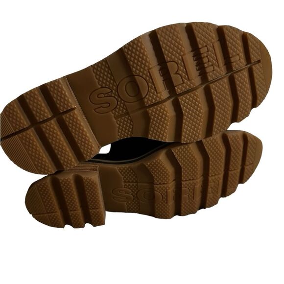 Sorel Lennox Lace Up - Boots - Black - Women's - Size 6. Black suede waterproof - Picture 6 of 11